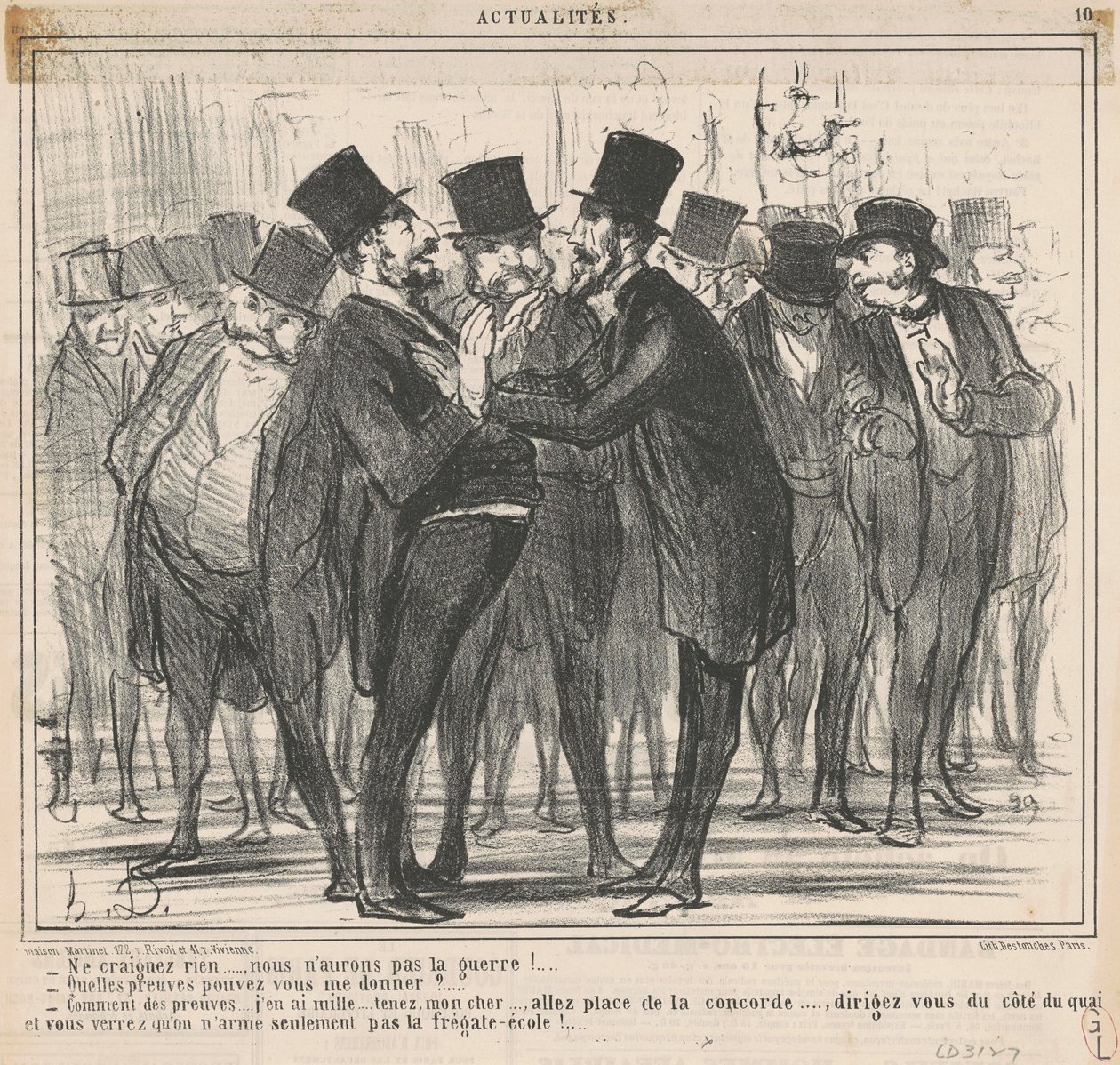 Nie bój się niczego ... autorstwa Honoré Daumier
