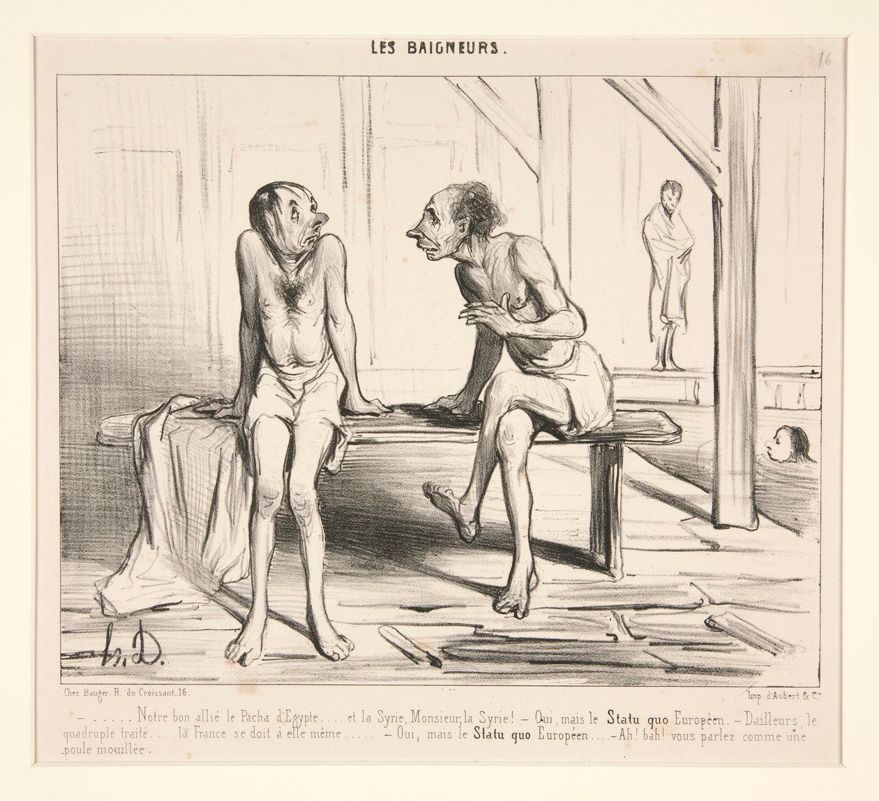 Nasz dobry sojusznik Pacha d autorstwa Honoré Daumier