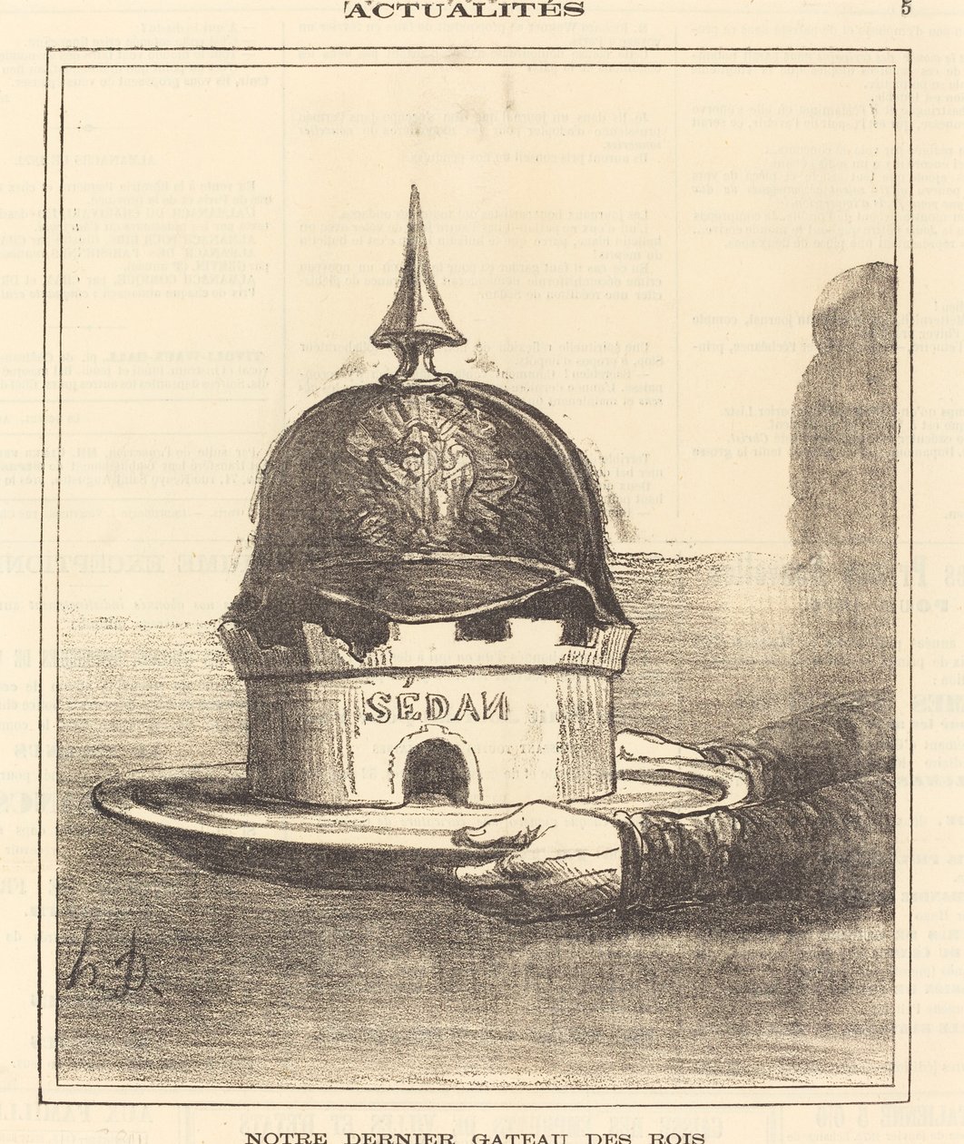 Nasz ostatni królewski tort autorstwa Honoré Daumier