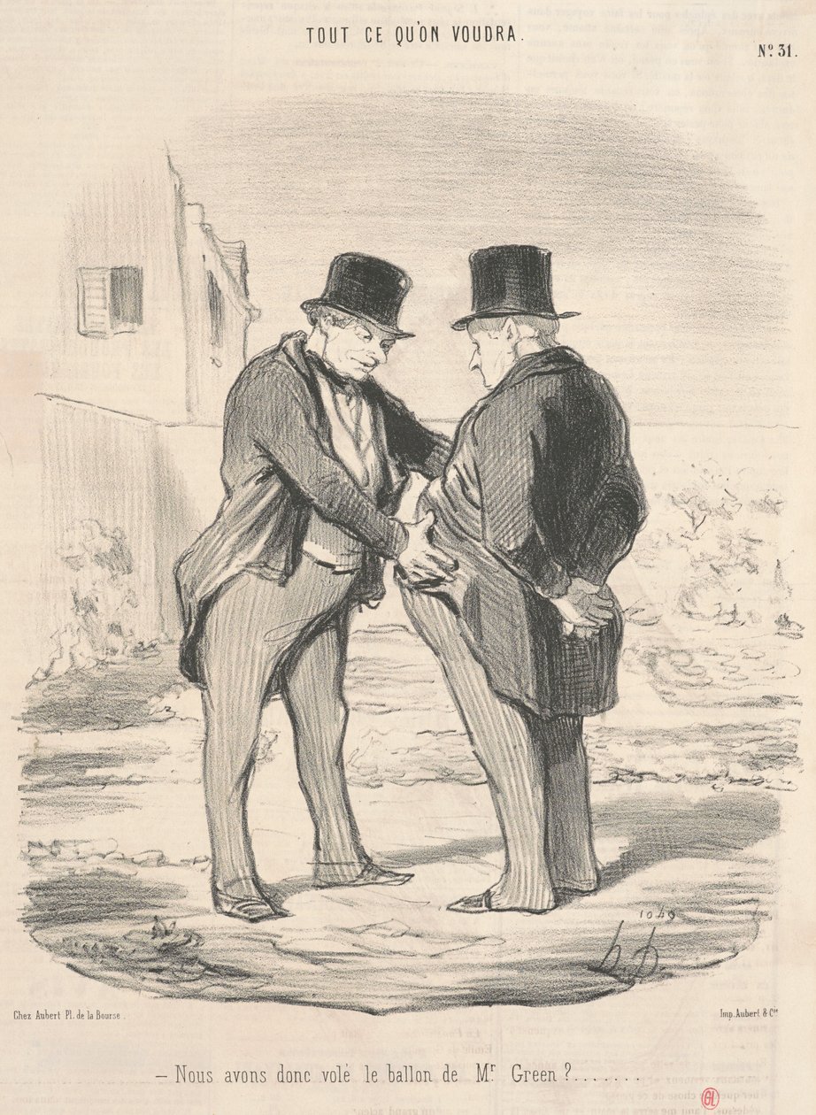Więc ukradliśmy piłkę panu Greenowi? autorstwa Honoré Daumier