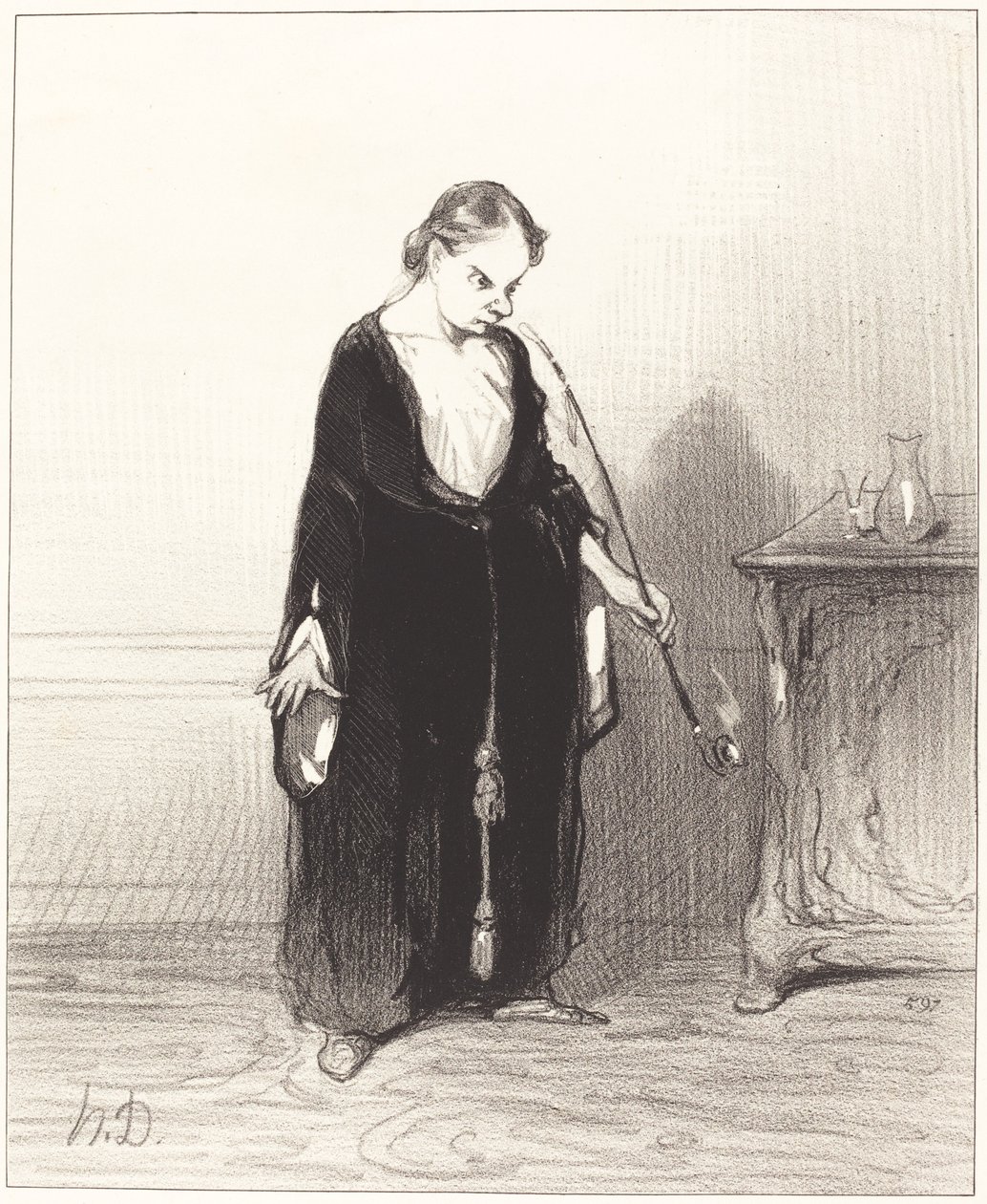 O rozkosz z opium, którym mnie zniewalasz!... autorstwa Honoré Daumier