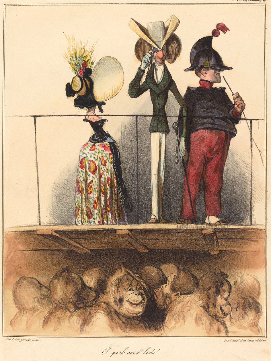 O, jakie one są brzydkie! autorstwa Honoré Daumier