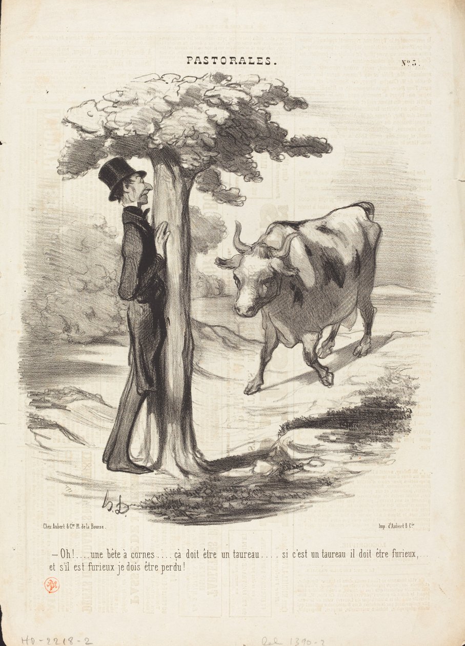Och!... bestia z rogami... autorstwa Honoré Daumier