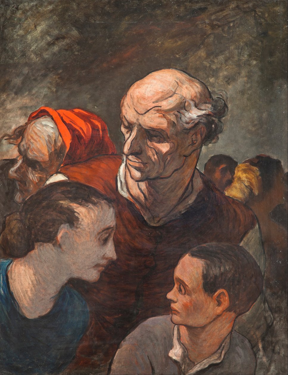 Na barykadach autorstwa Honoré Daumier