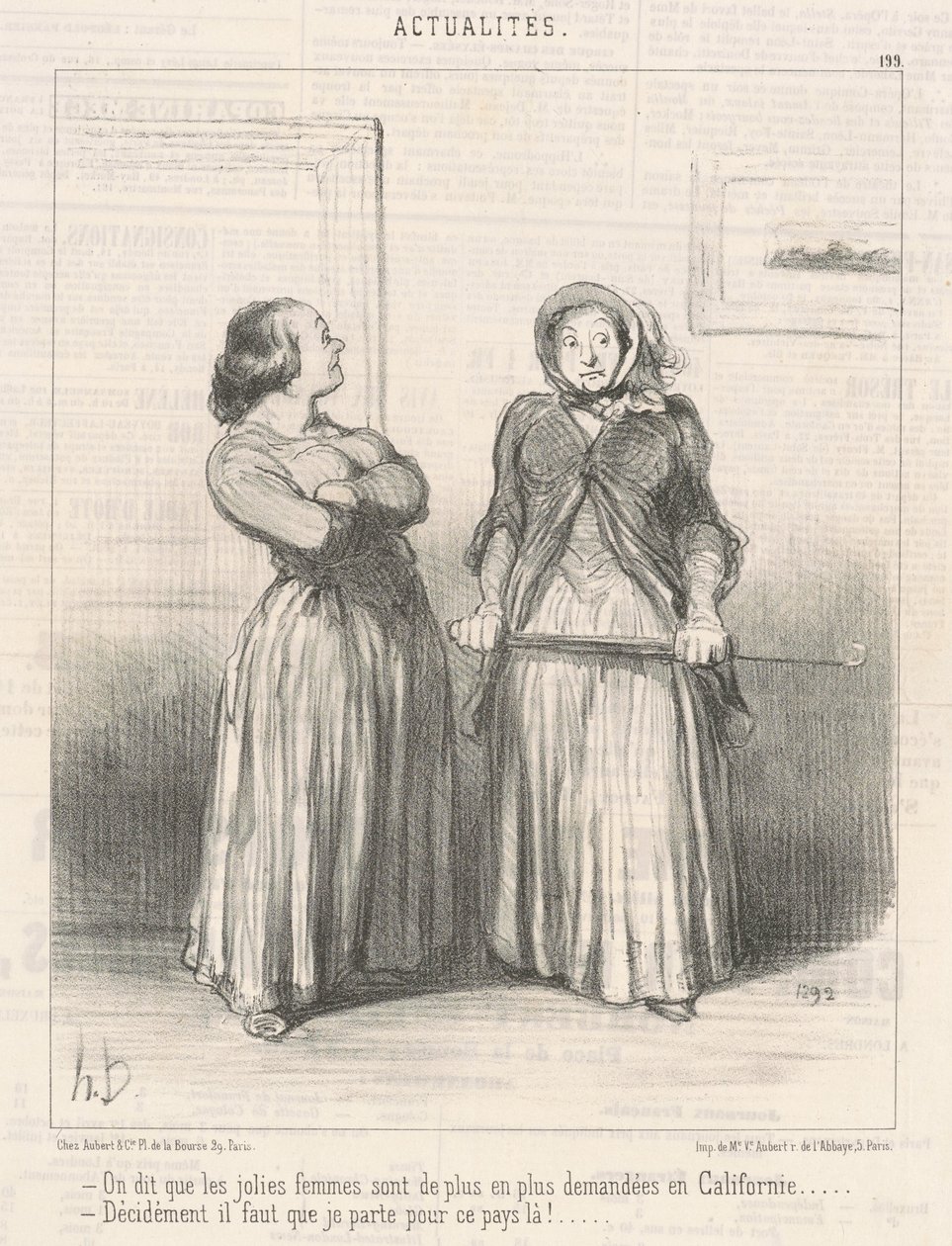 Mówią, że ładne kobiety są... autorstwa Honoré Daumier
