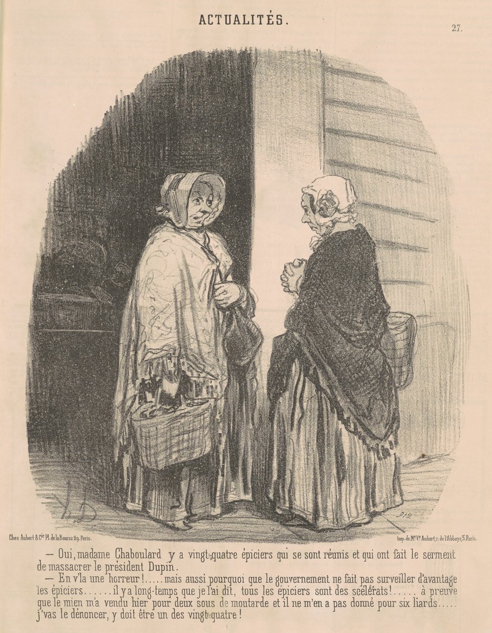 Tak, pani Chaboulard... autorstwa Honoré Daumier
