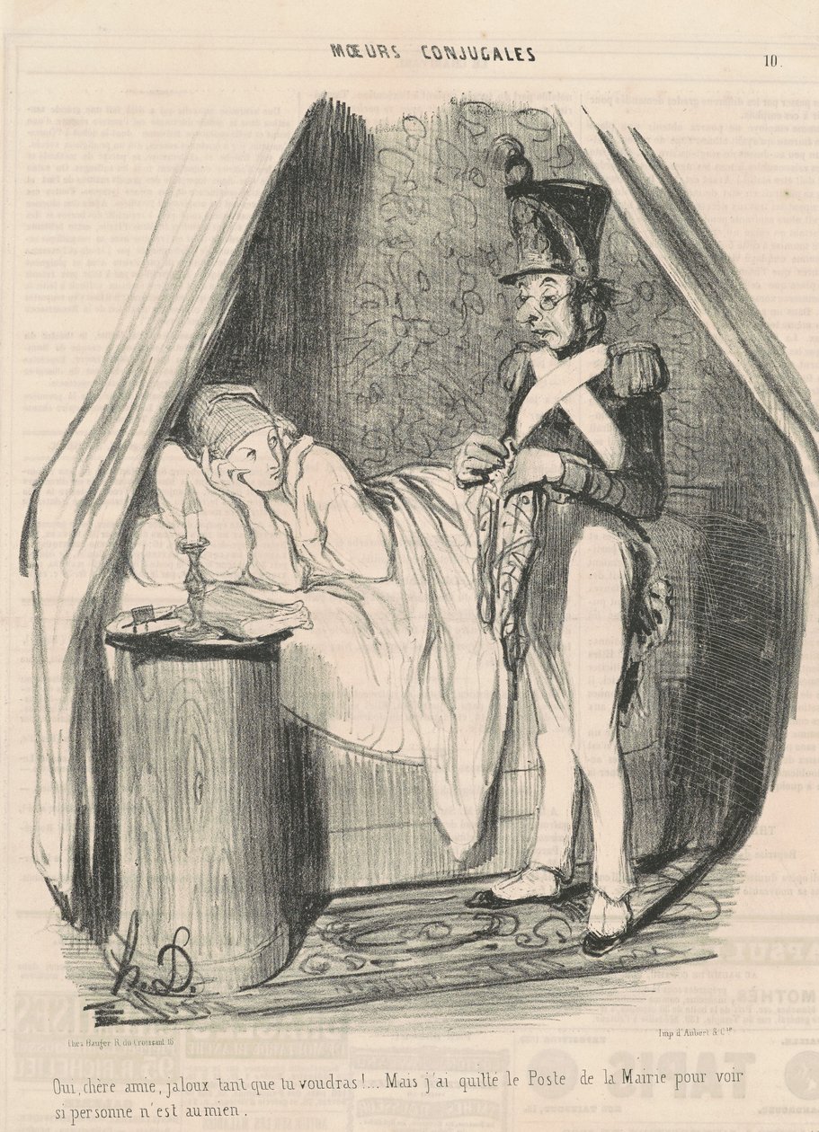 Tak, drogi przyjacielu, zazdrosny ile chcesz!... autorstwa Honoré Daumier
