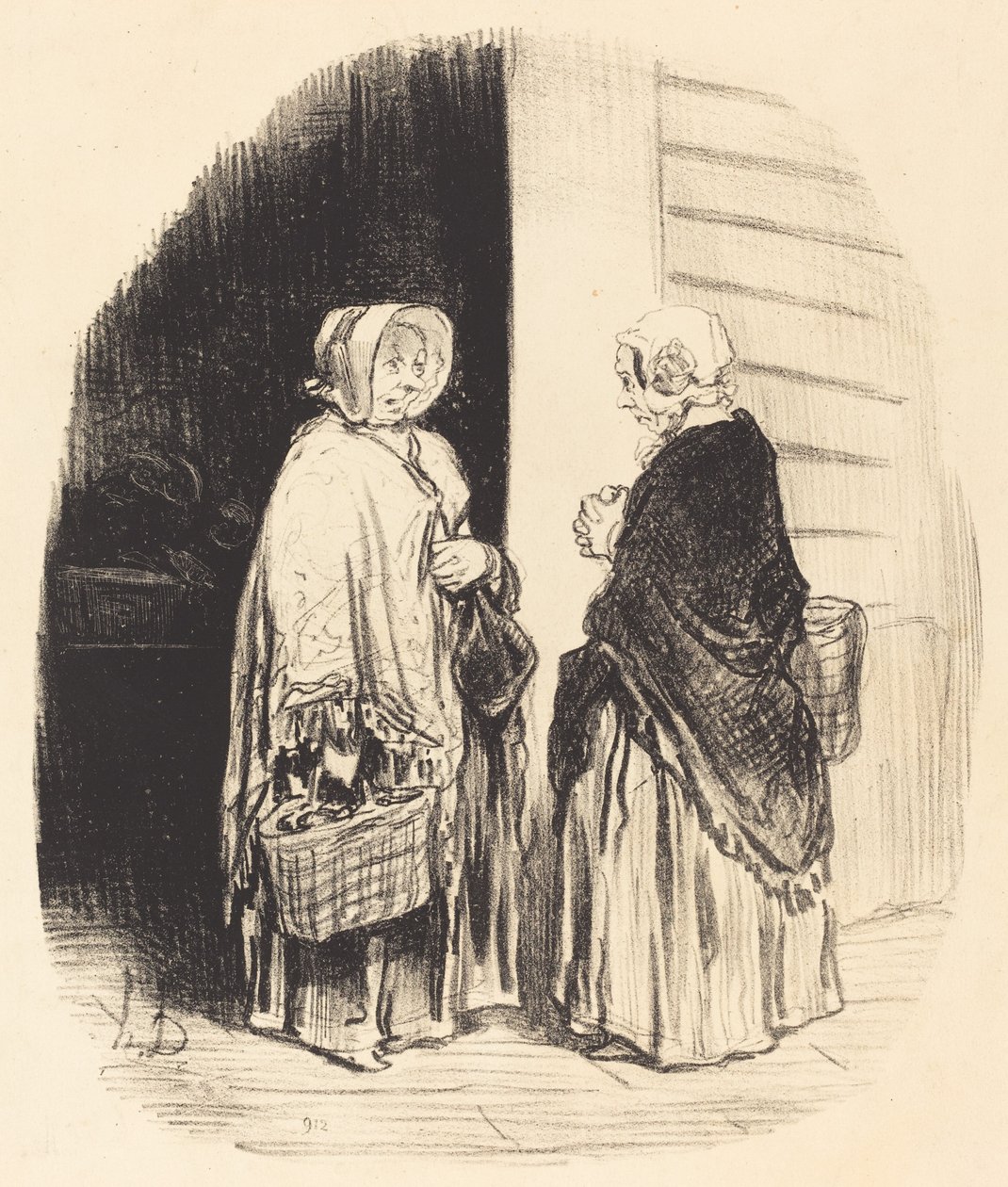 Tak, madame Chaboulard... dwudziestu czterech sklepikarzy... [odbyt] autorstwa Honoré Daumier