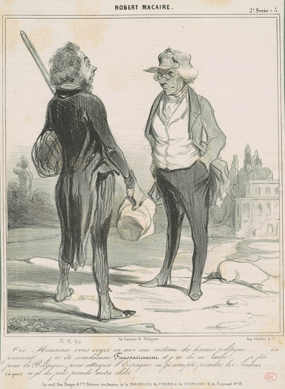 Tak sir, widzisz mnie jako ofiarę autorstwa Honoré Daumier
