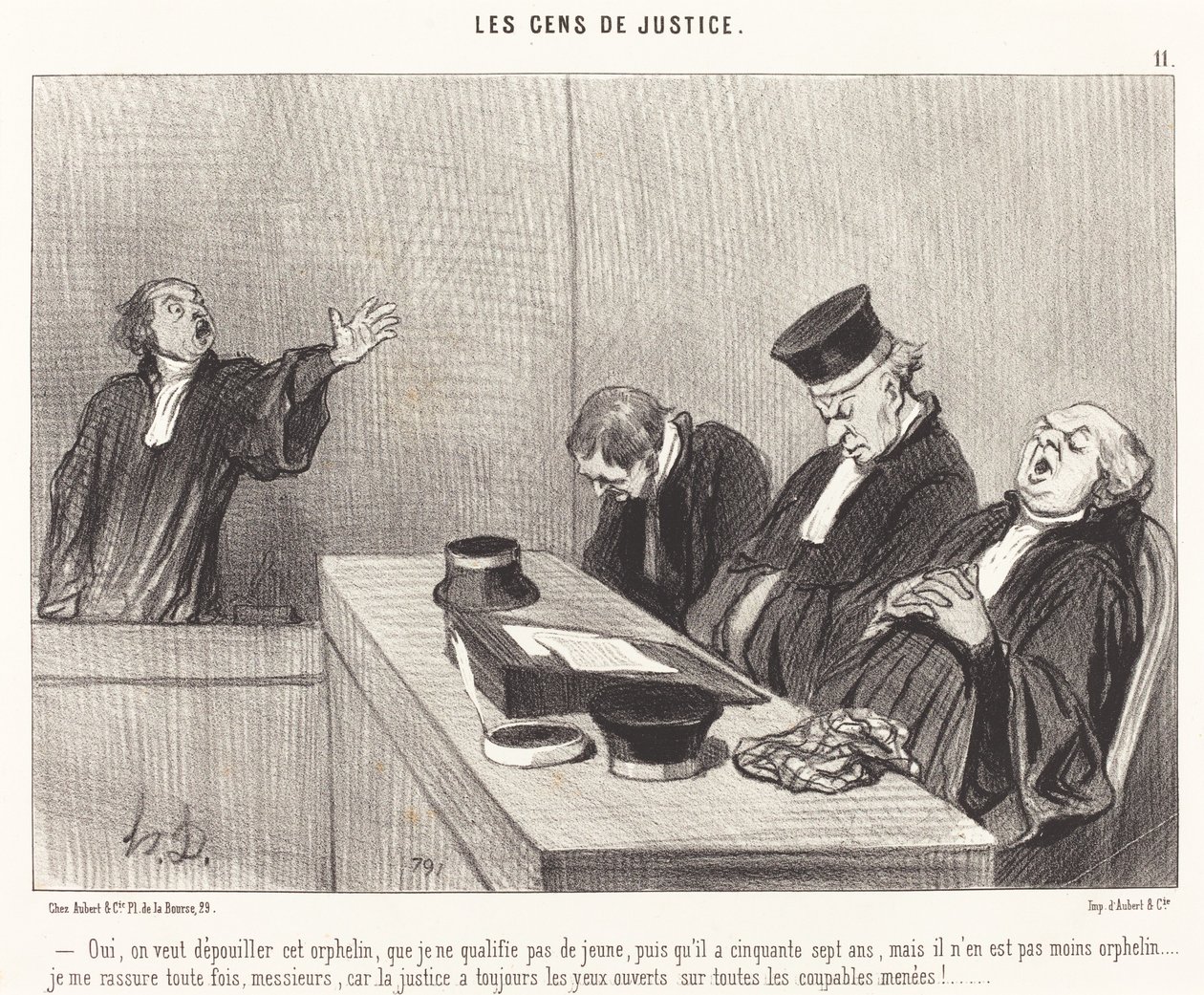 Tak, chcemy okraść tę sierotę... autorstwa Honoré Daumier