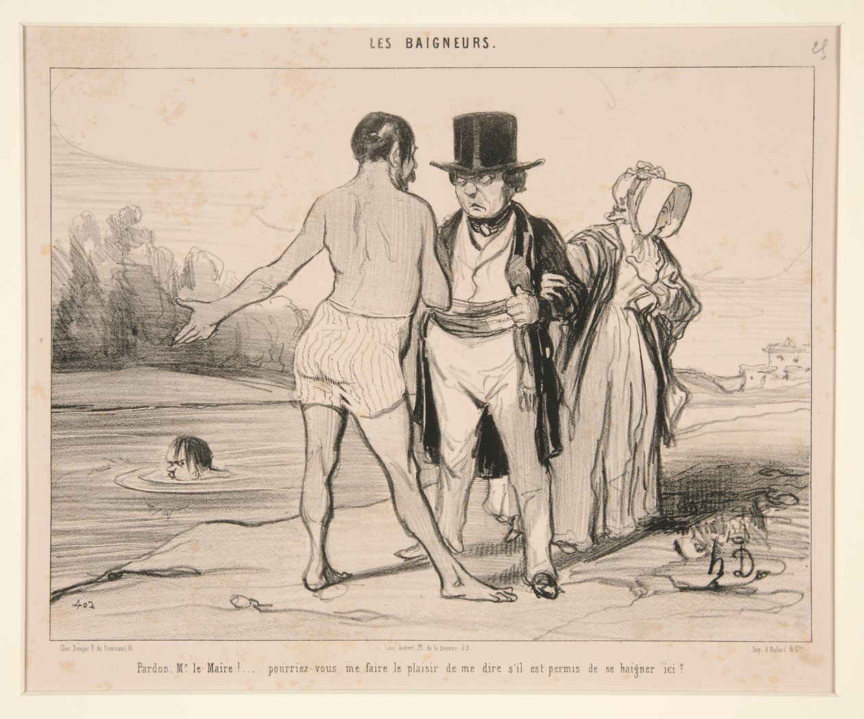 Przepraszam, panie burmistrzu! autorstwa Honoré Daumier