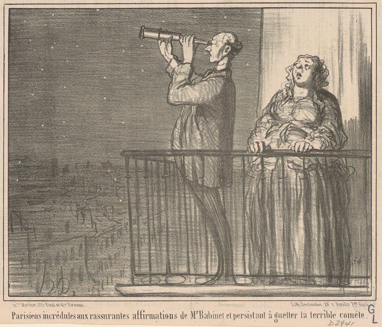 Niewiarygodne paryżanie... autorstwa Honoré Daumier