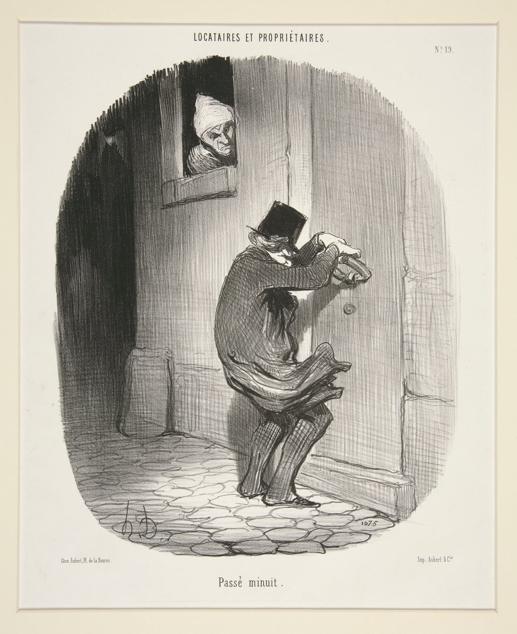 Przechodzi północ, od Najemców i Właścicieli autorstwa Honoré Daumier