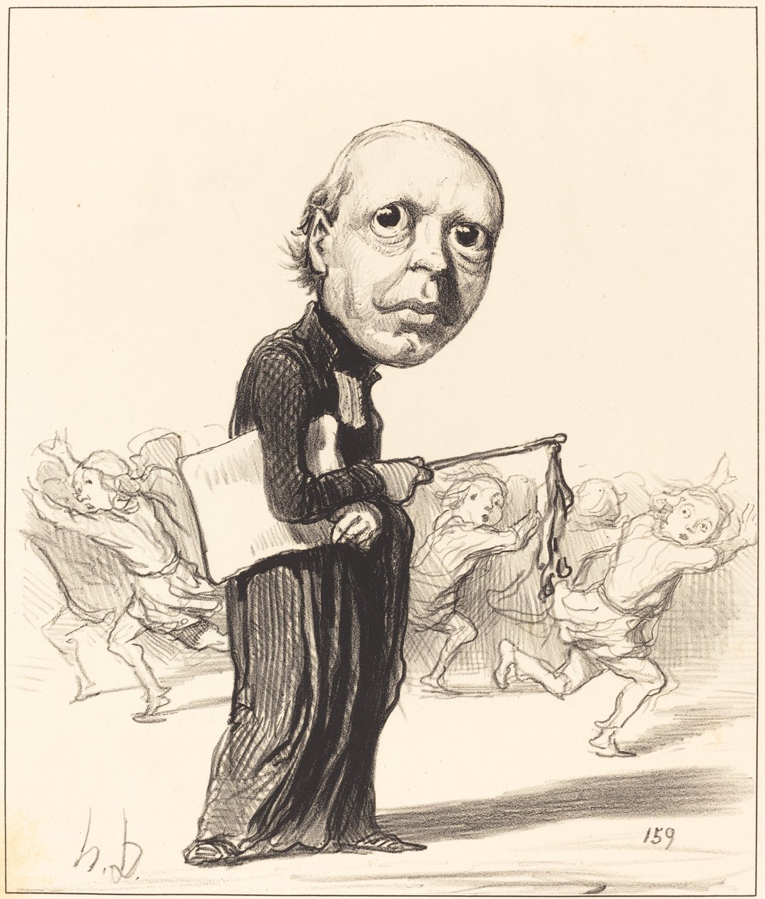 Pierre Louis Parisis autorstwa Honoré Daumier
