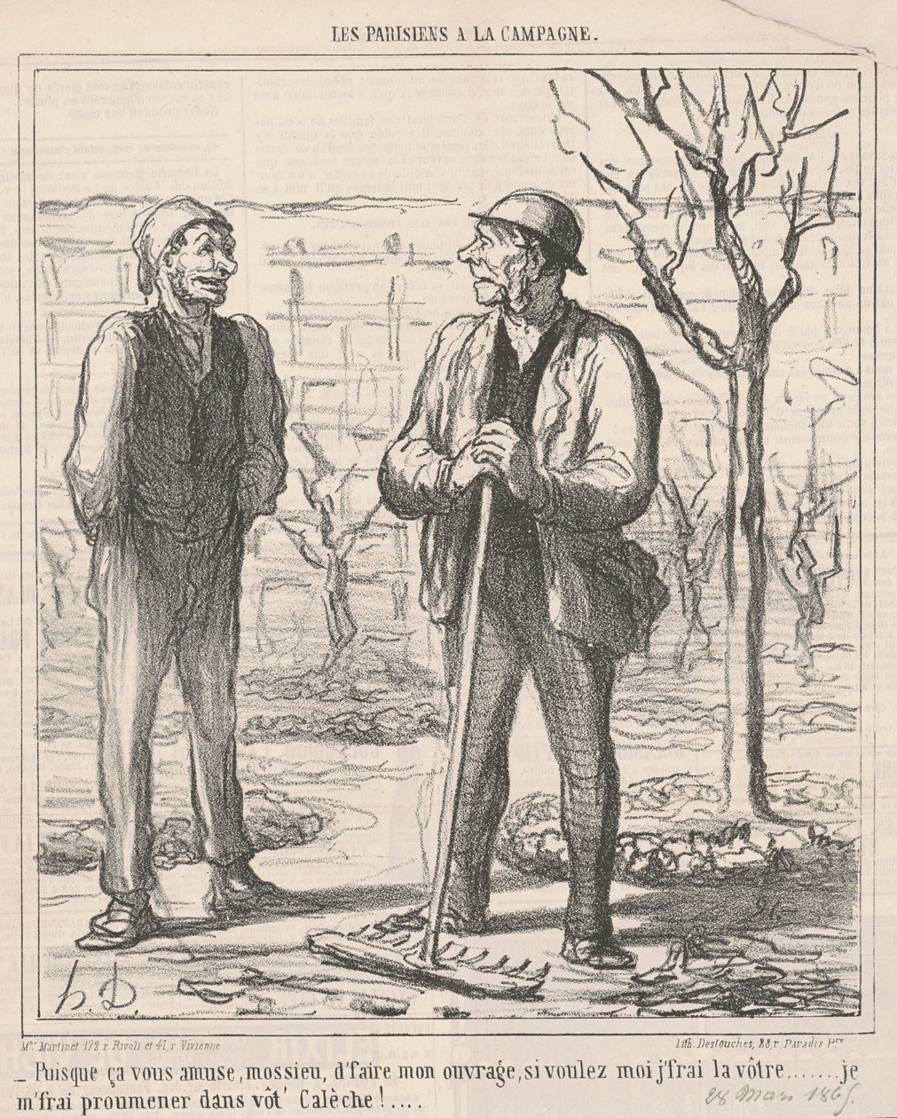 Chyba cię to bawi... autorstwa Honoré Daumier