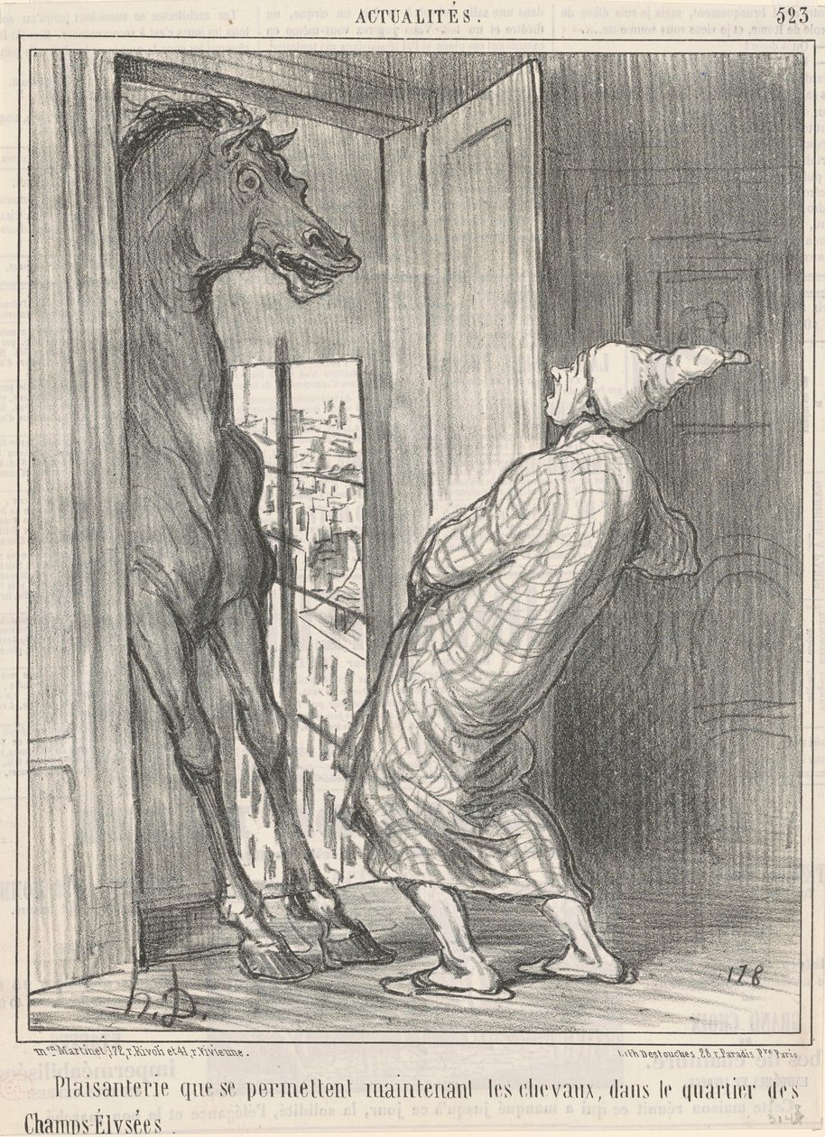 Żart, który pozwala sobie nawzajem... autorstwa Honoré Daumier