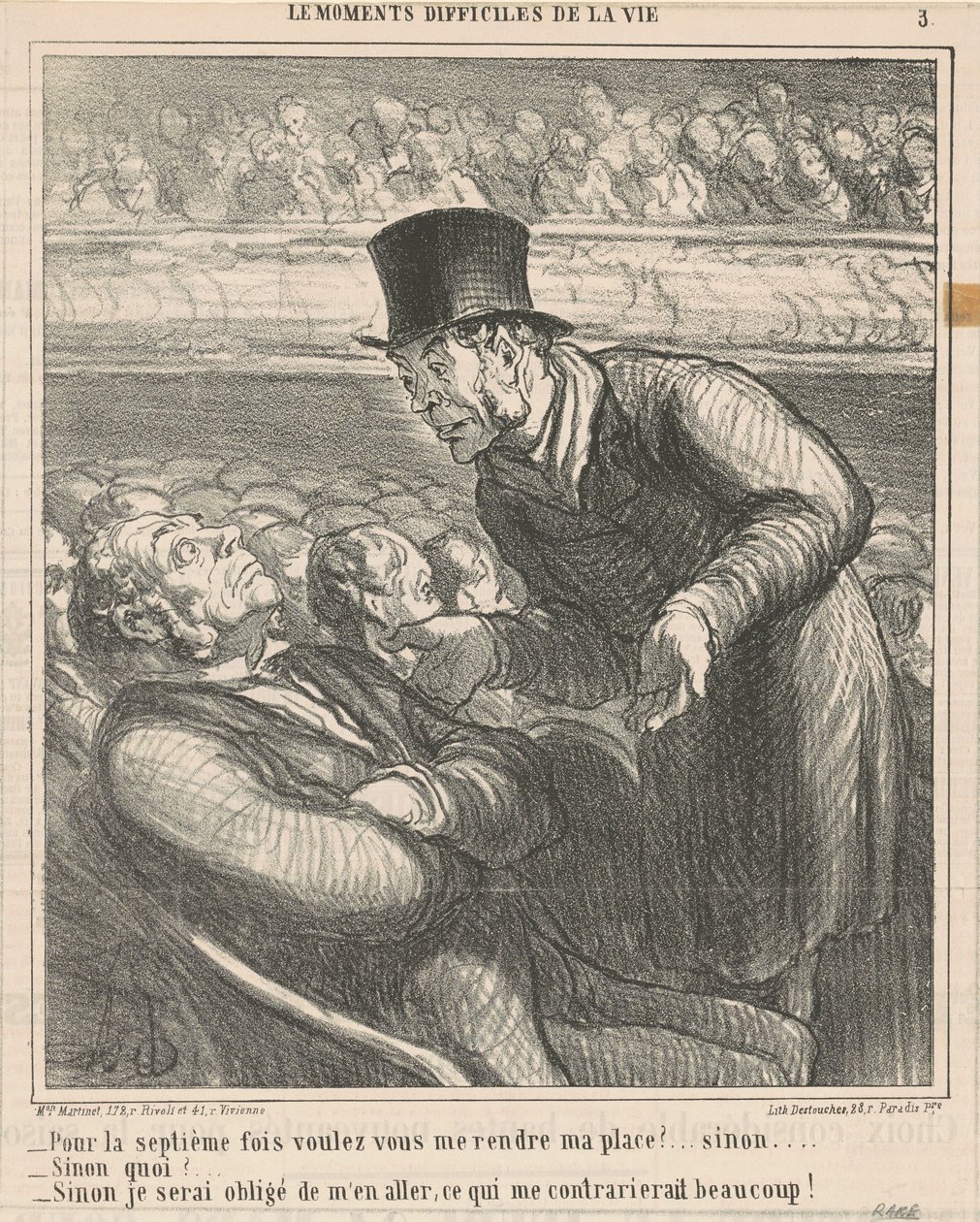 Po raz siódmy oddasz mi... autorstwa Honoré Daumier