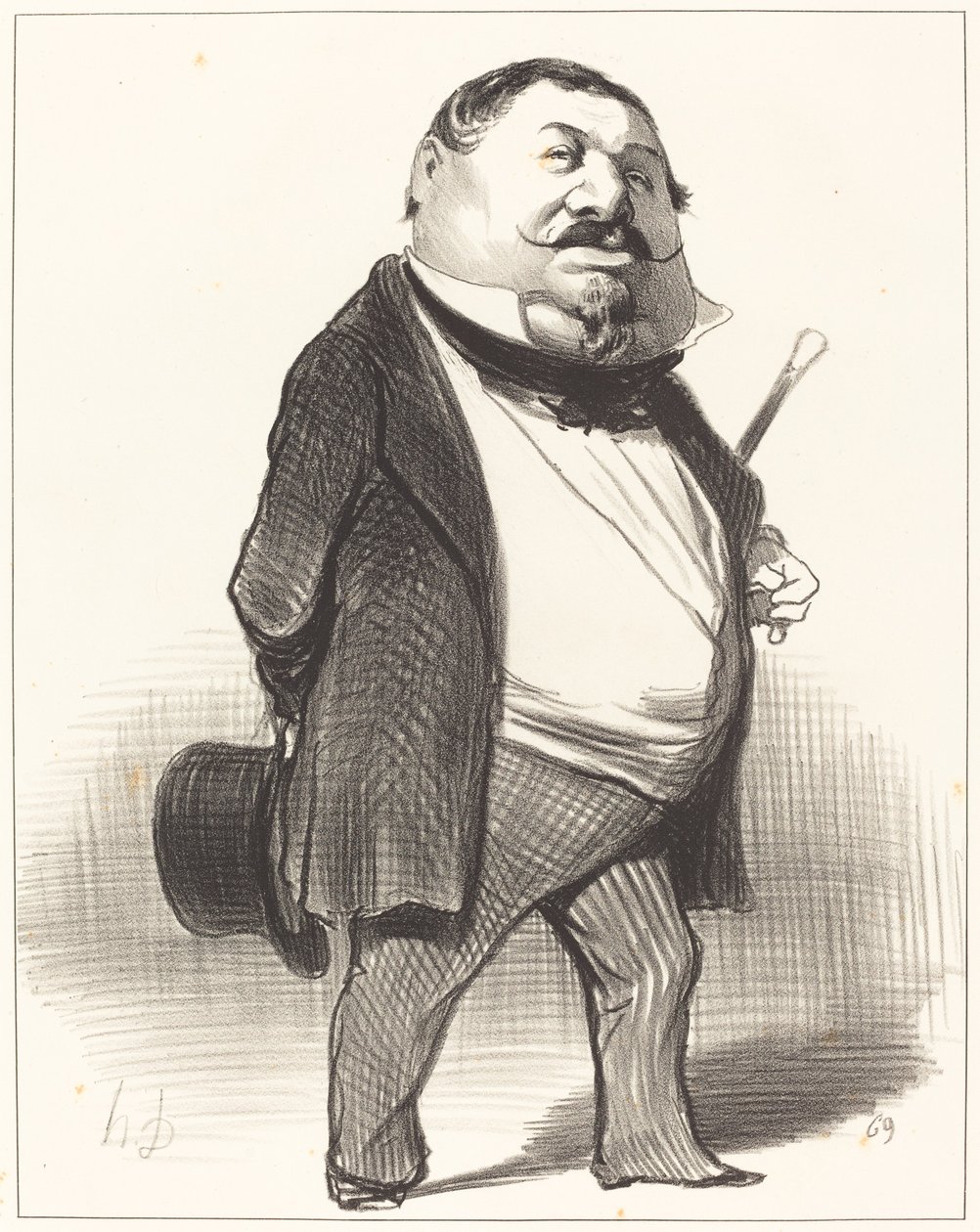 Książę Lucien Murat autorstwa Honoré Daumier