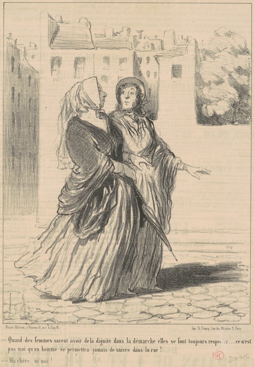 Kiedy kobiety wiedzą, jak mieć... autorstwa Honoré Daumier