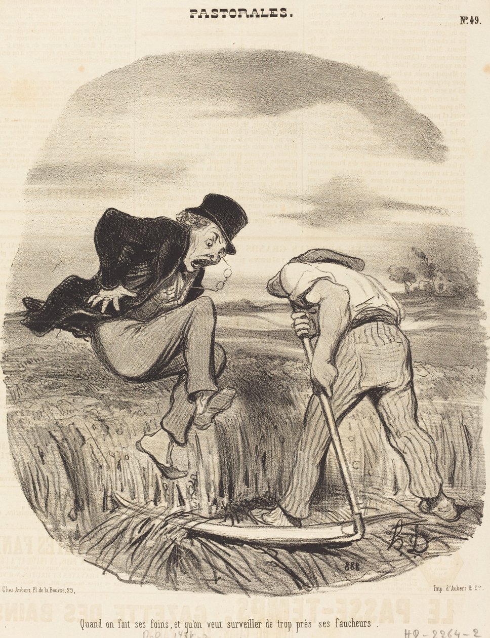 Kiedy robimy siano... autorstwa Honoré Daumier