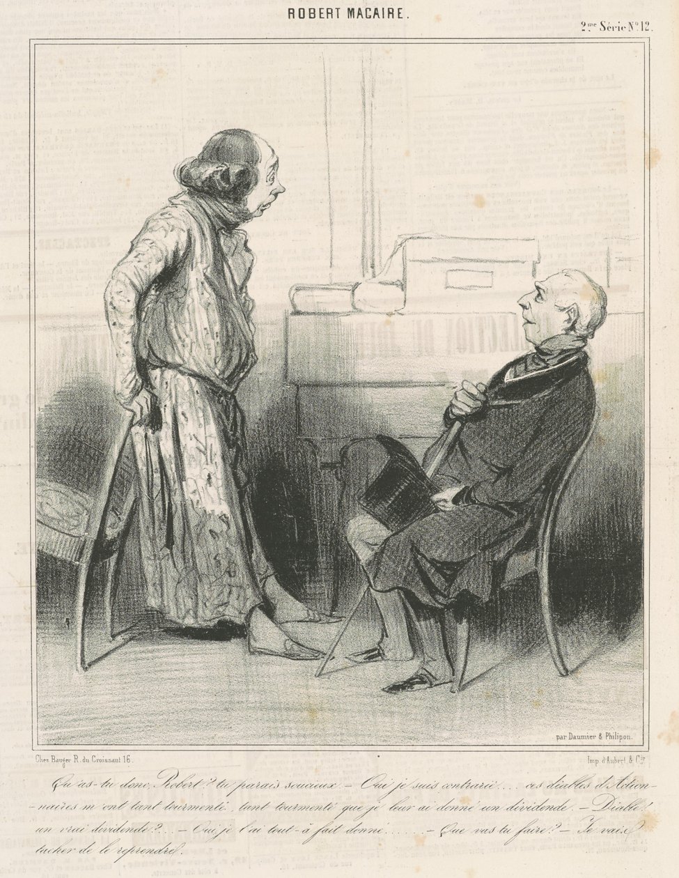 Co się z tobą dzieje, Robercie? ... autorstwa Honoré Daumier