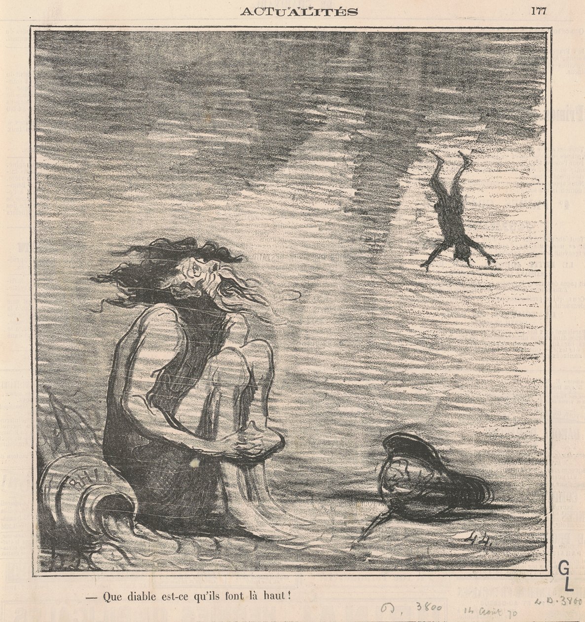Co oni tam do diabła robią! autorstwa Honoré Daumier