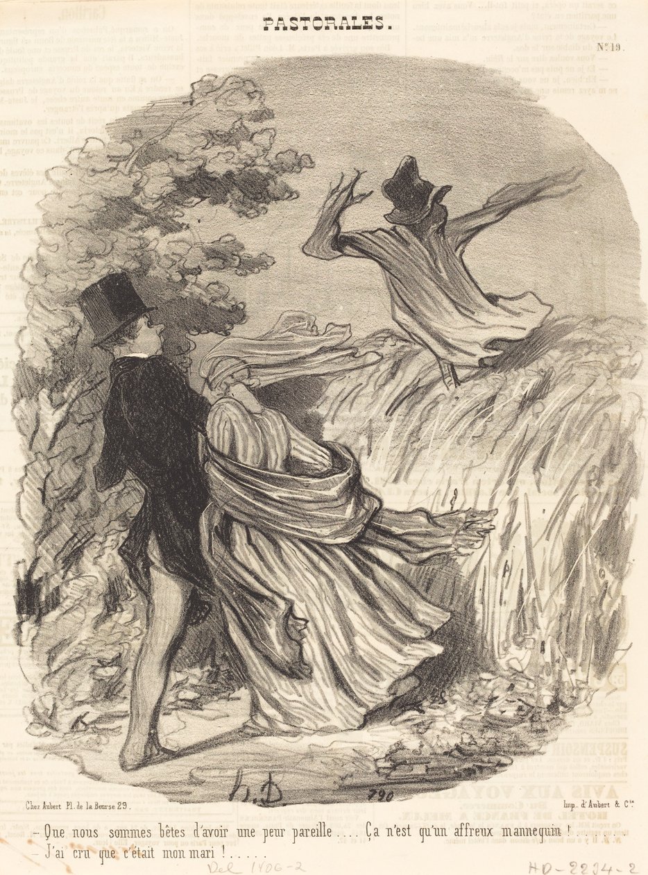 Jak głupi jesteśmy, żeby się tak bać... autorstwa Honoré Daumier