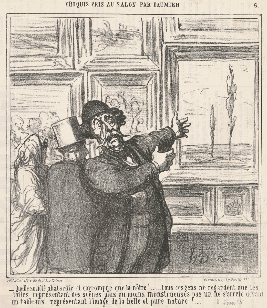 Co za dranie i skorumpowane społeczeństwo... autorstwa Honoré Daumier