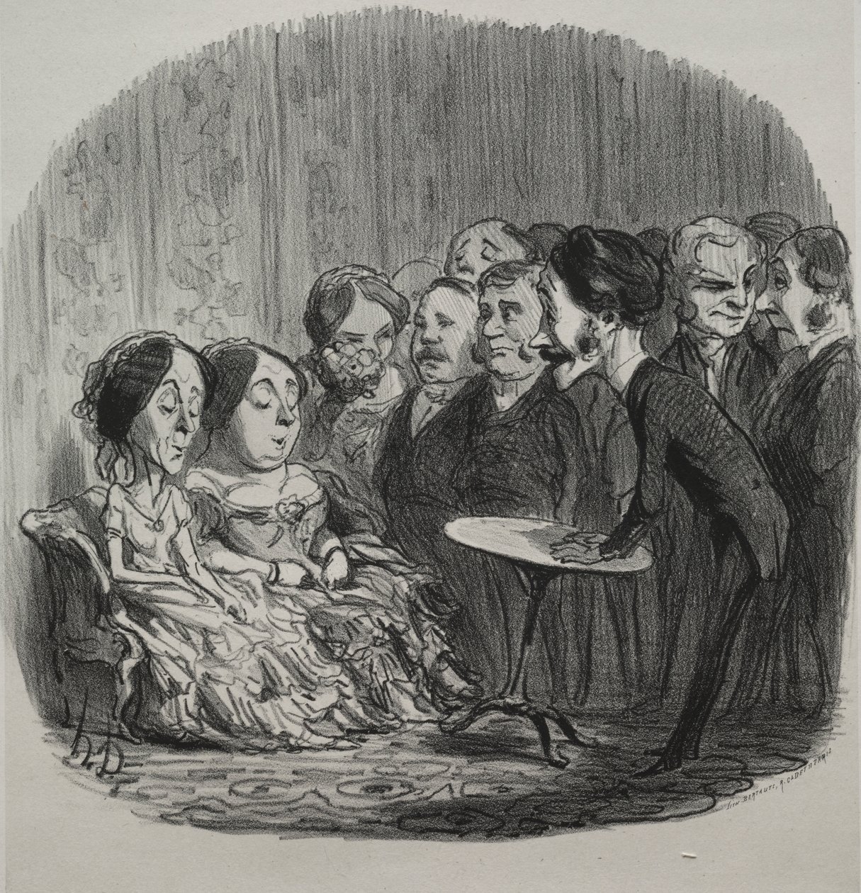 Rapujące Duchy autorstwa Honoré Daumier