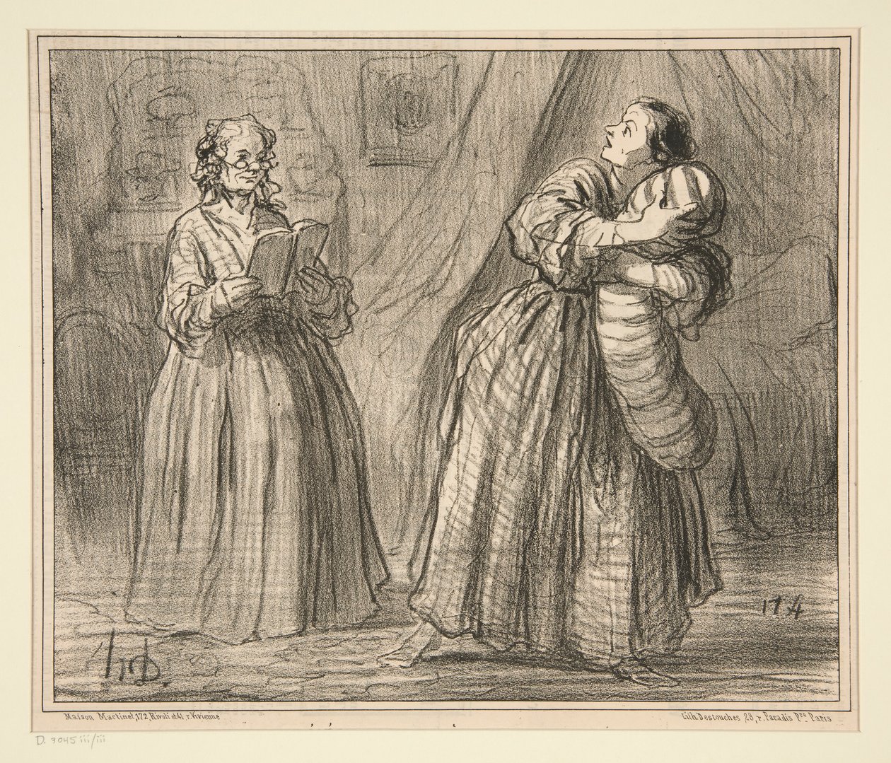 Powtórzenie d autorstwa Honoré Daumier