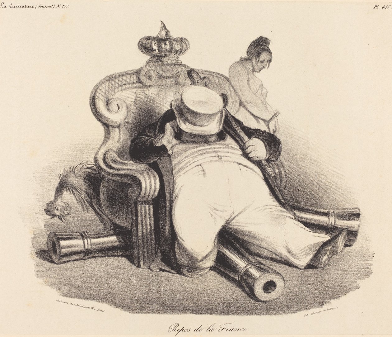 Reszta Francji autorstwa Honoré Daumier