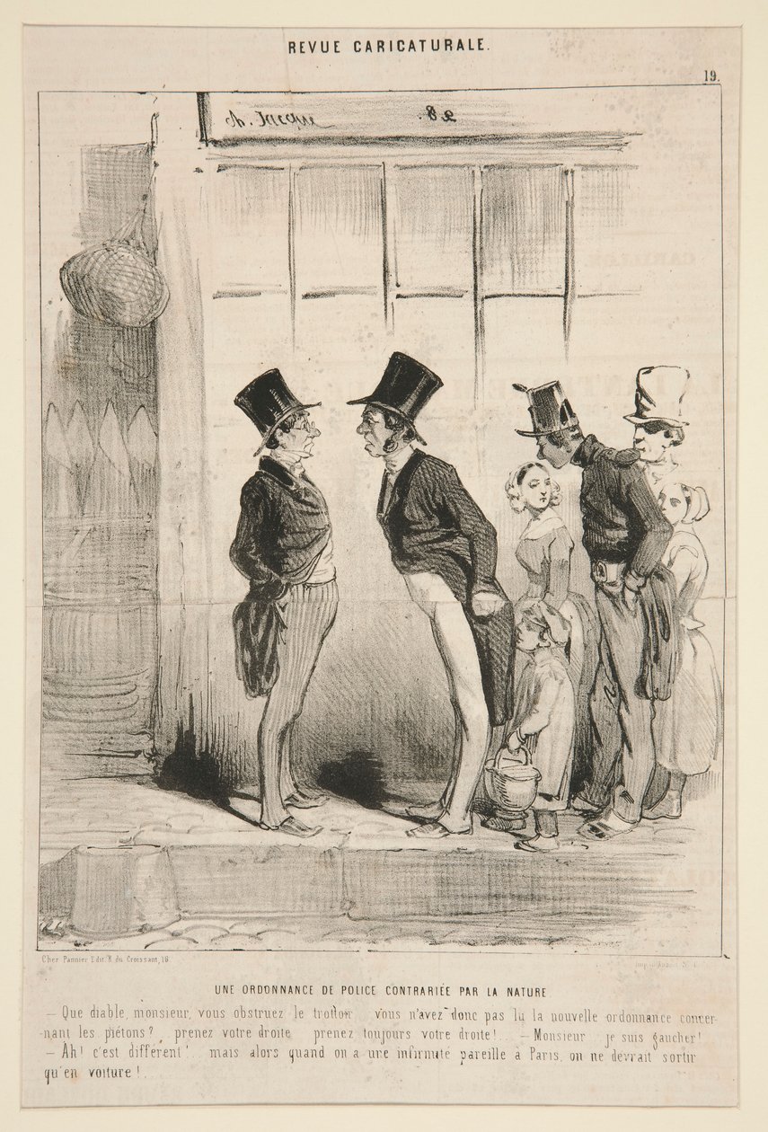 Robert Macaire dyrektor autorstwa Honoré Daumier