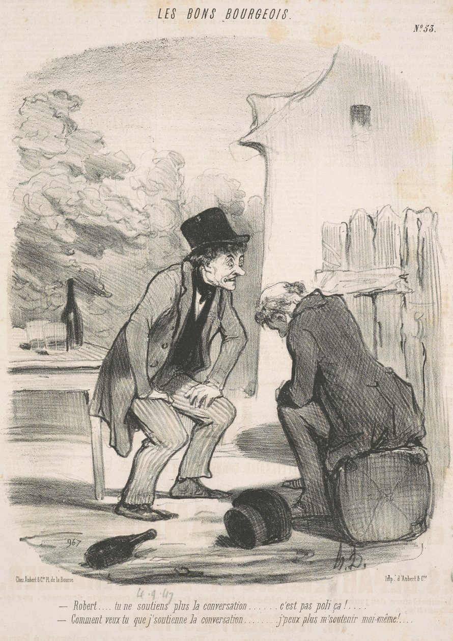 Robercie... nie prowadzisz już rozmowy... autorstwa Honoré Daumier