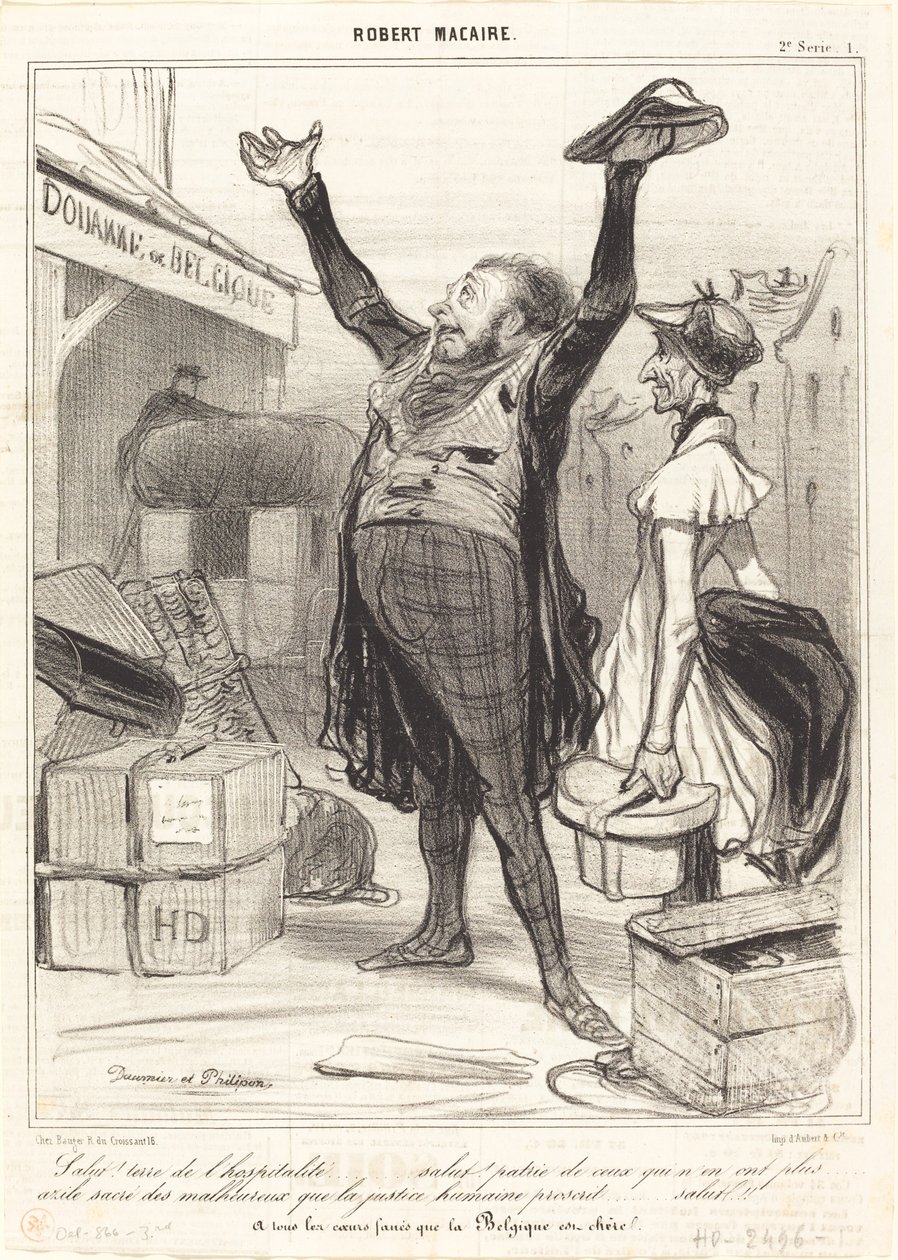 Cześć! Kraina gościnności... autorstwa Honoré Daumier