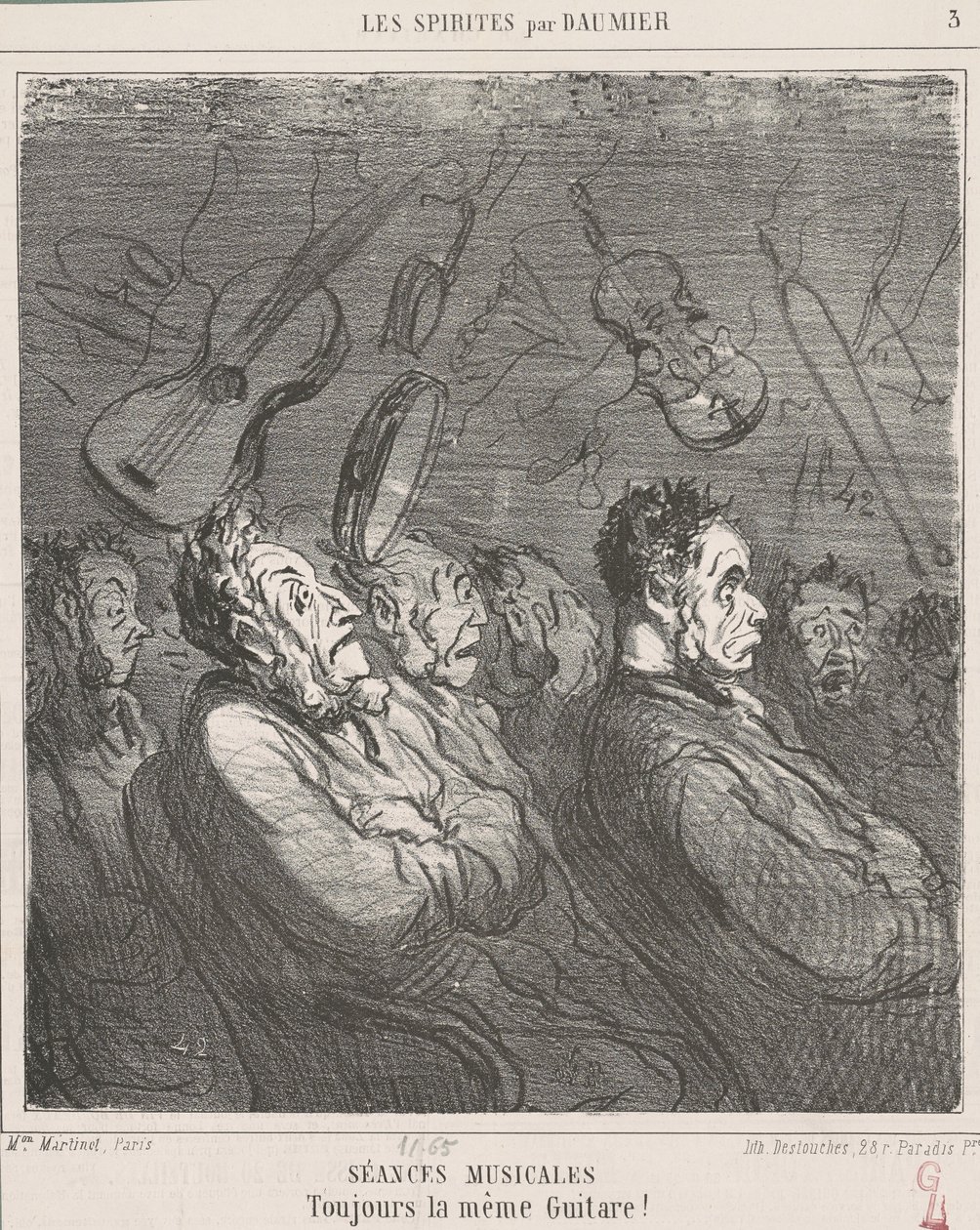 Sesje muzyczne autorstwa Honoré Daumier
