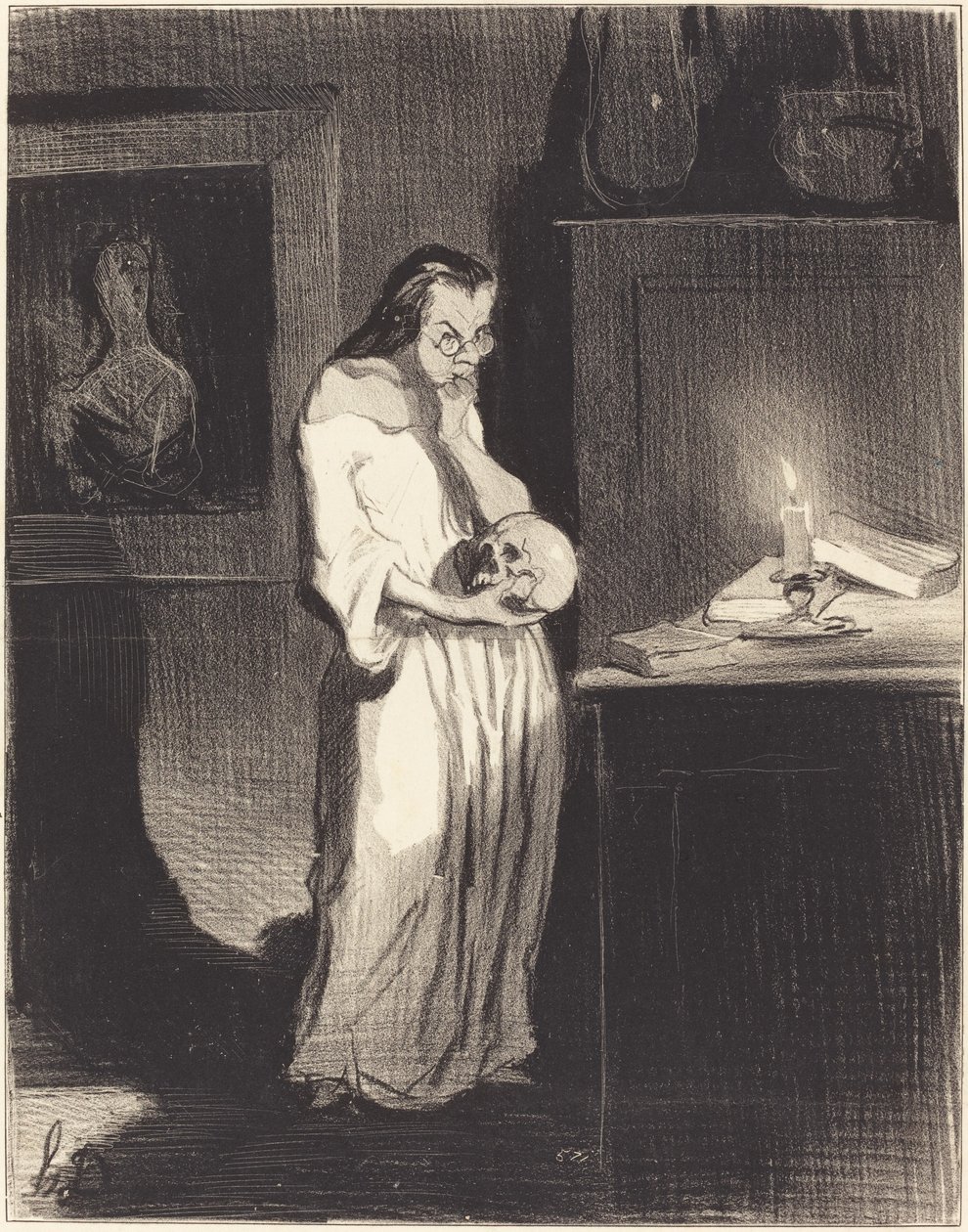 Cholerne dziecinne gnojki idź!... autorstwa Honoré Daumier