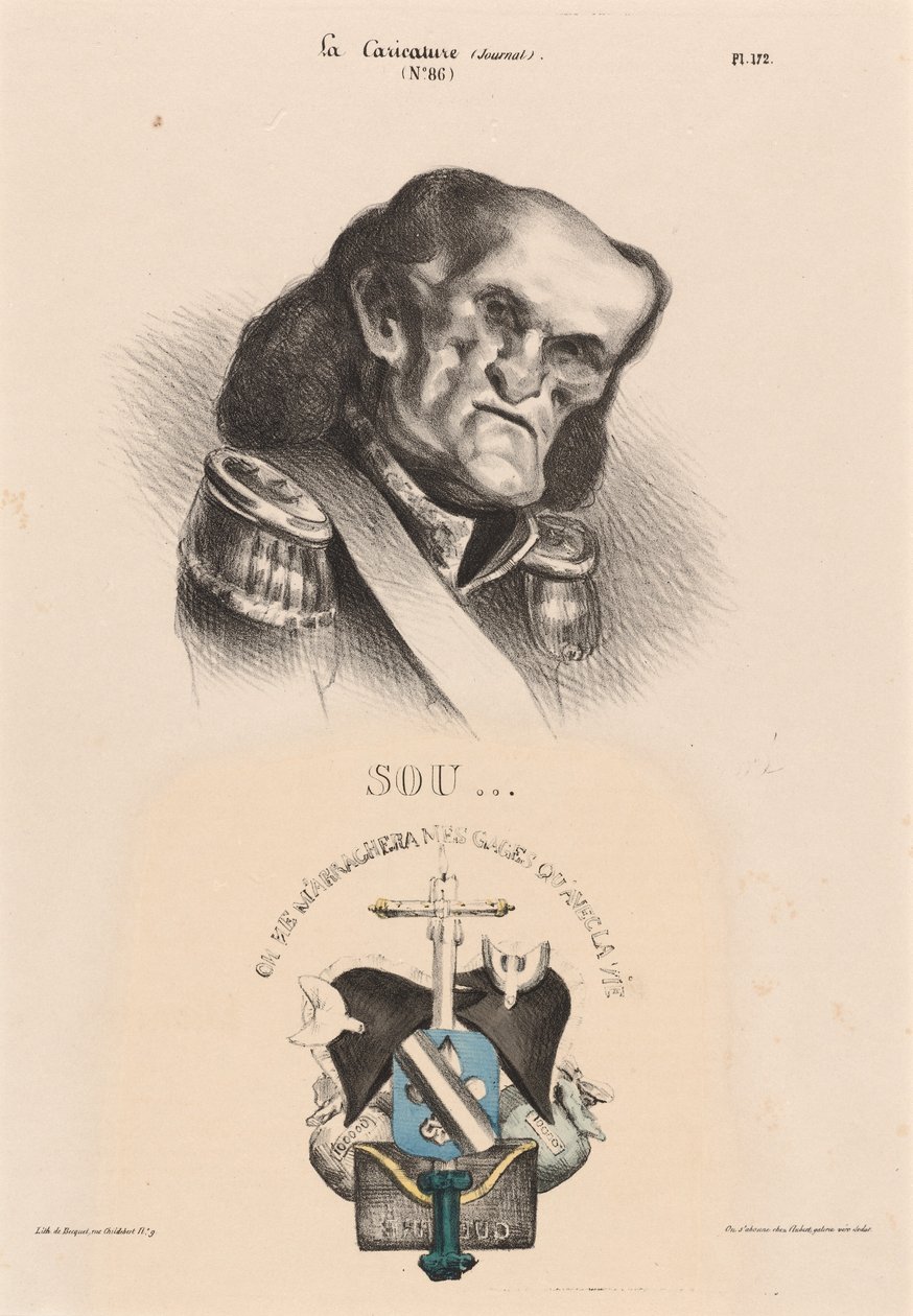 Dusza (Marszałek) autorstwa Honoré Daumier