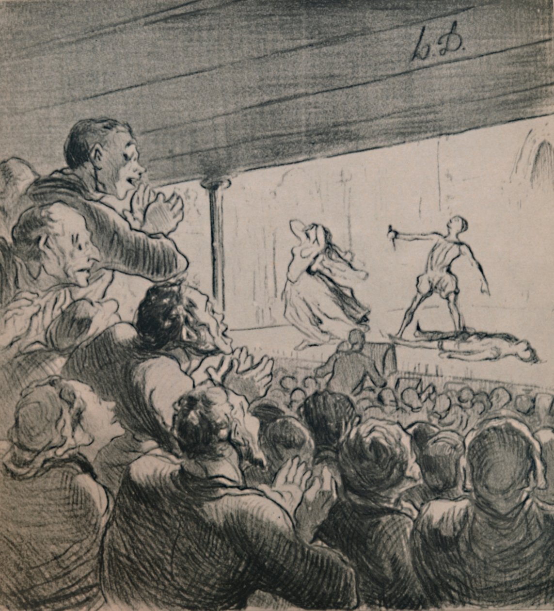 Dramat, ok. 1860, 1946. autorstwa Honoré Daumier