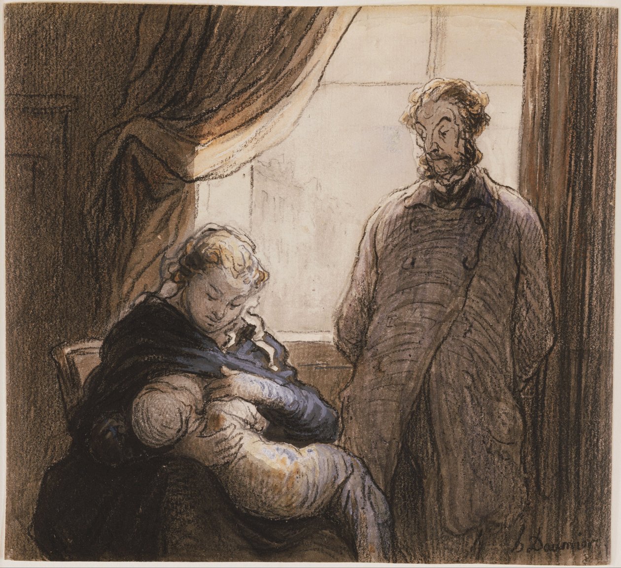 Rodzina autorstwa Honoré Daumier