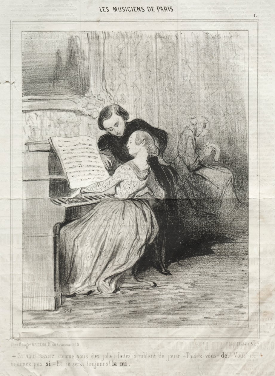 The Musicians of Paris, płyta 6: Gdybyś wiedziała, jaka jesteś piękna! autorstwa Honoré Daumier