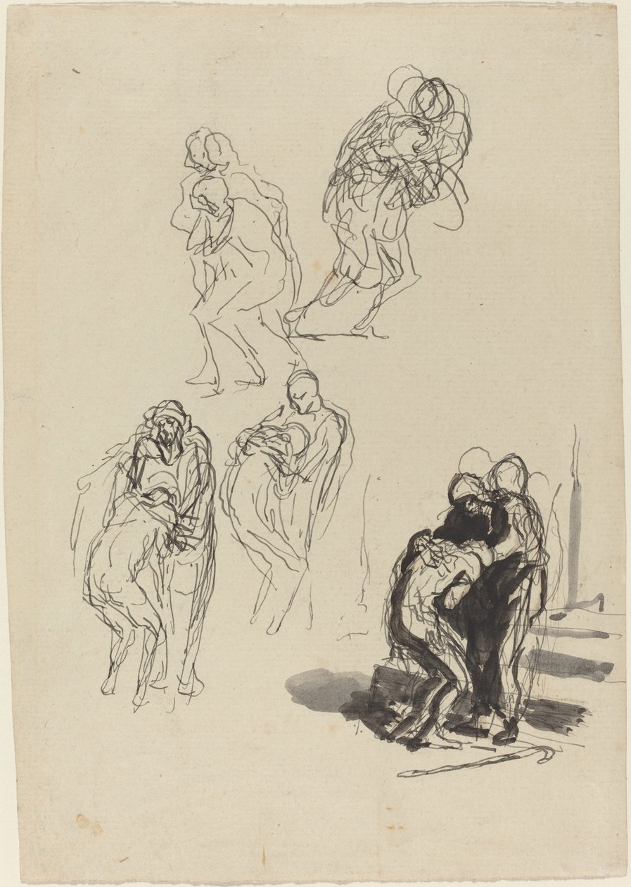 Syn marnotrawny autorstwa Honoré Daumier