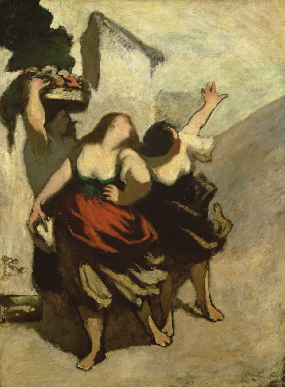 Ribalds (Córki Millerów) autorstwa Honoré Daumier