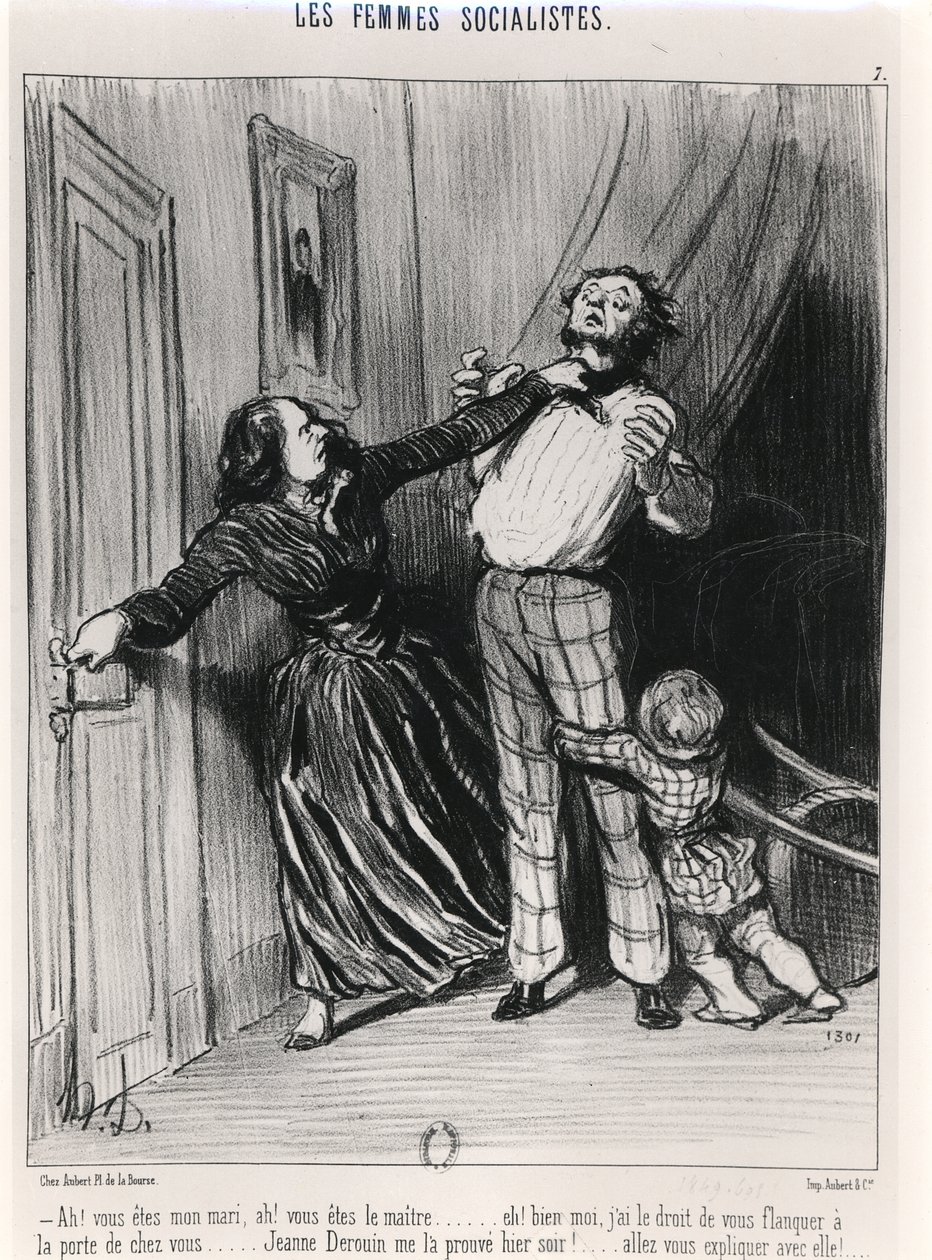 Kobiety socjalistyczne, 1849 autorstwa Honoré Daumier