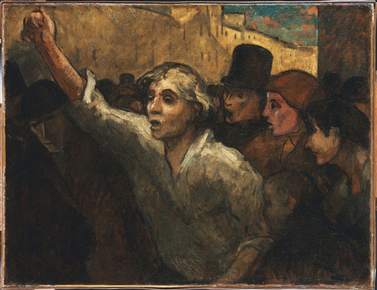 Powstanie autorstwa Honoré Daumier