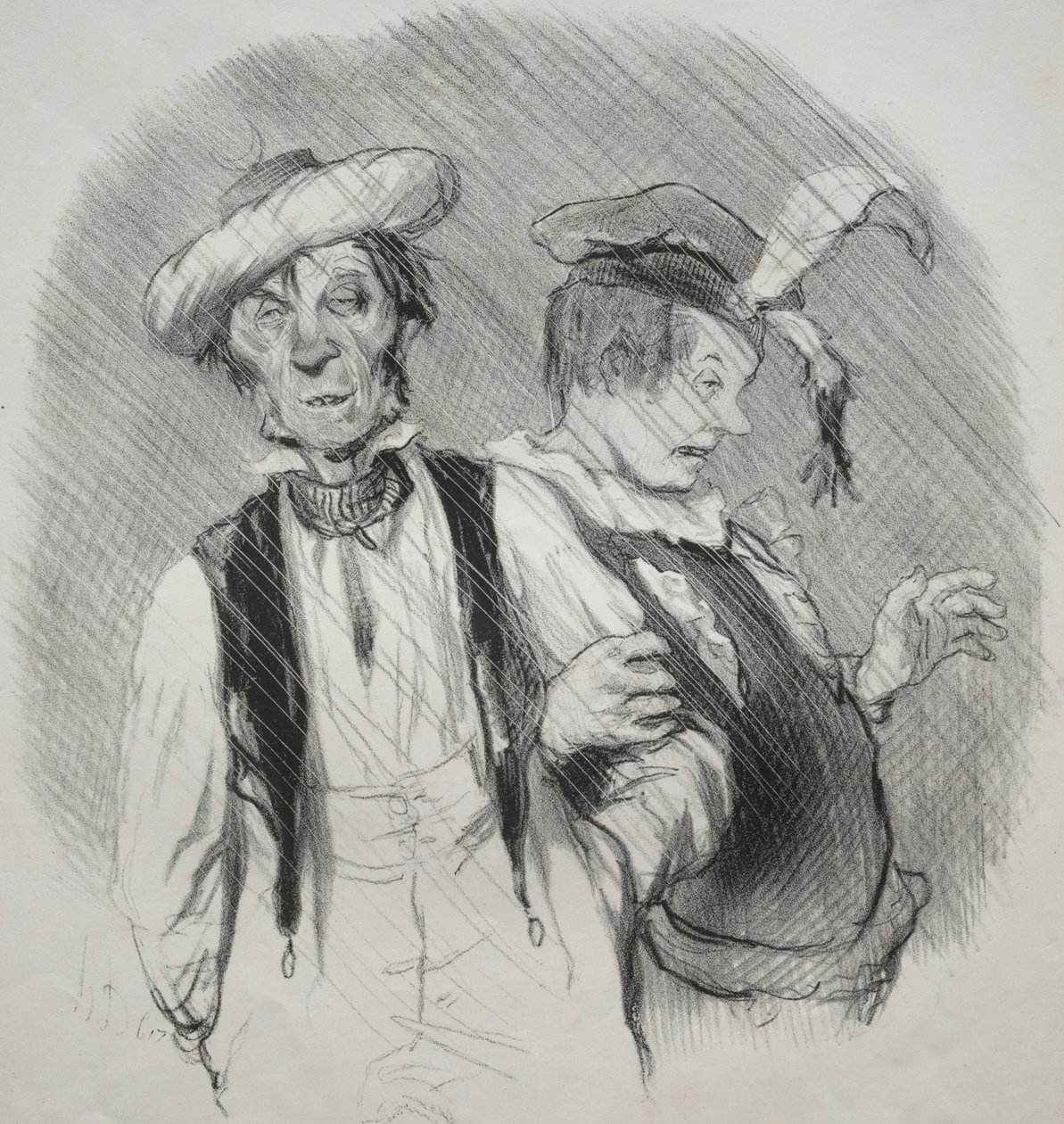 Piękne dni życia, płyta 18: Mardi gras autorstwa Honoré Daumier