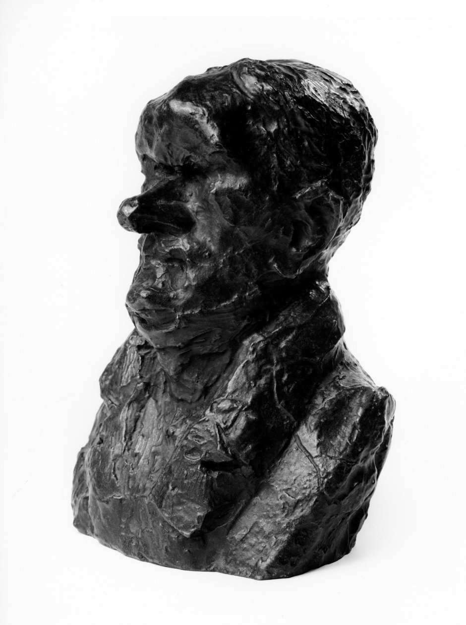 Popiersia mnóstwo karykatury „Celebrites du Juste Milieu” „” Auguste Ganneron (1792-1847), zastępca i przemysłowiec. Nieśmiały.” Rzeźba Honore Daumier (1808-1879) XIX wiek. Inv L 48,4 Wymiary w cm H 18 x L 13 Musee des Beaux Arts, Palais Long autorstwa Honoré Daumier