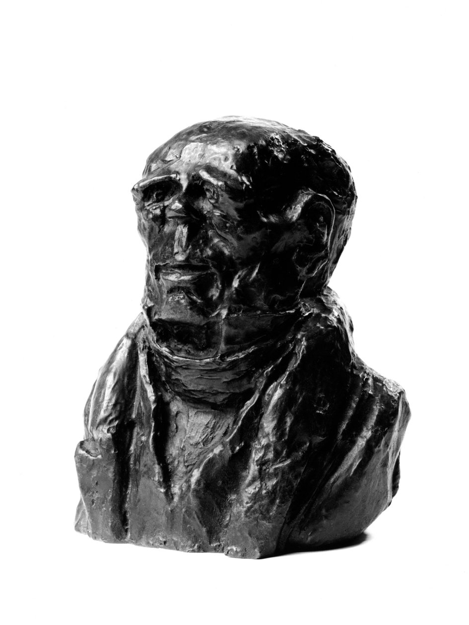 Popiersia mnóstwo karykatury „Celebrites du Juste Milieu” „” Benjamina Delesserta (1773-1847), przemysłowca i zastępcy. Tetu końcowe.” Rzeźba Honore Daumier (1808-1879) XIX wiek. Inv L 48,2 Wymiary w cm H 17 x L 13 Musee des Beaux Arts autorstwa Honoré Daumier