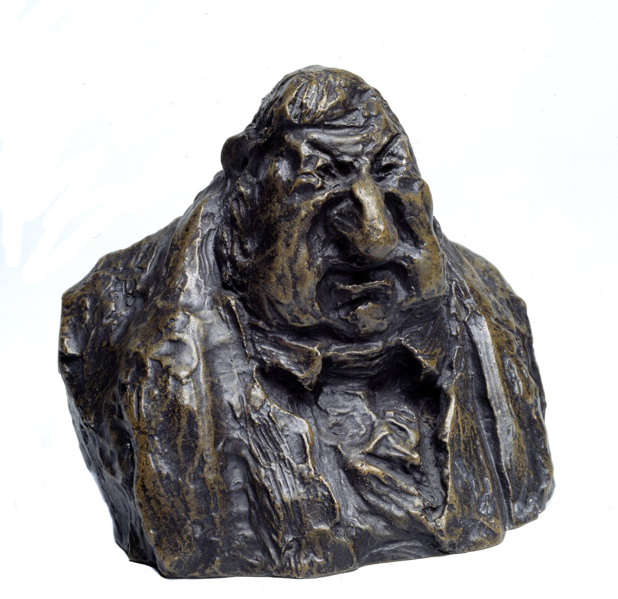 Popiersia mnóstwo karykatury „Celebrites du Juste Milieu” „” Jean Marie Fruchard (1786 - 1872), zastępca. Le Degout uosabiał „Rzeźba Honore Daumiera (1808-1879) XIX-wieczne Musee des Beaux Arts, Palais Longchamp, Marsylia autorstwa Honoré Daumier