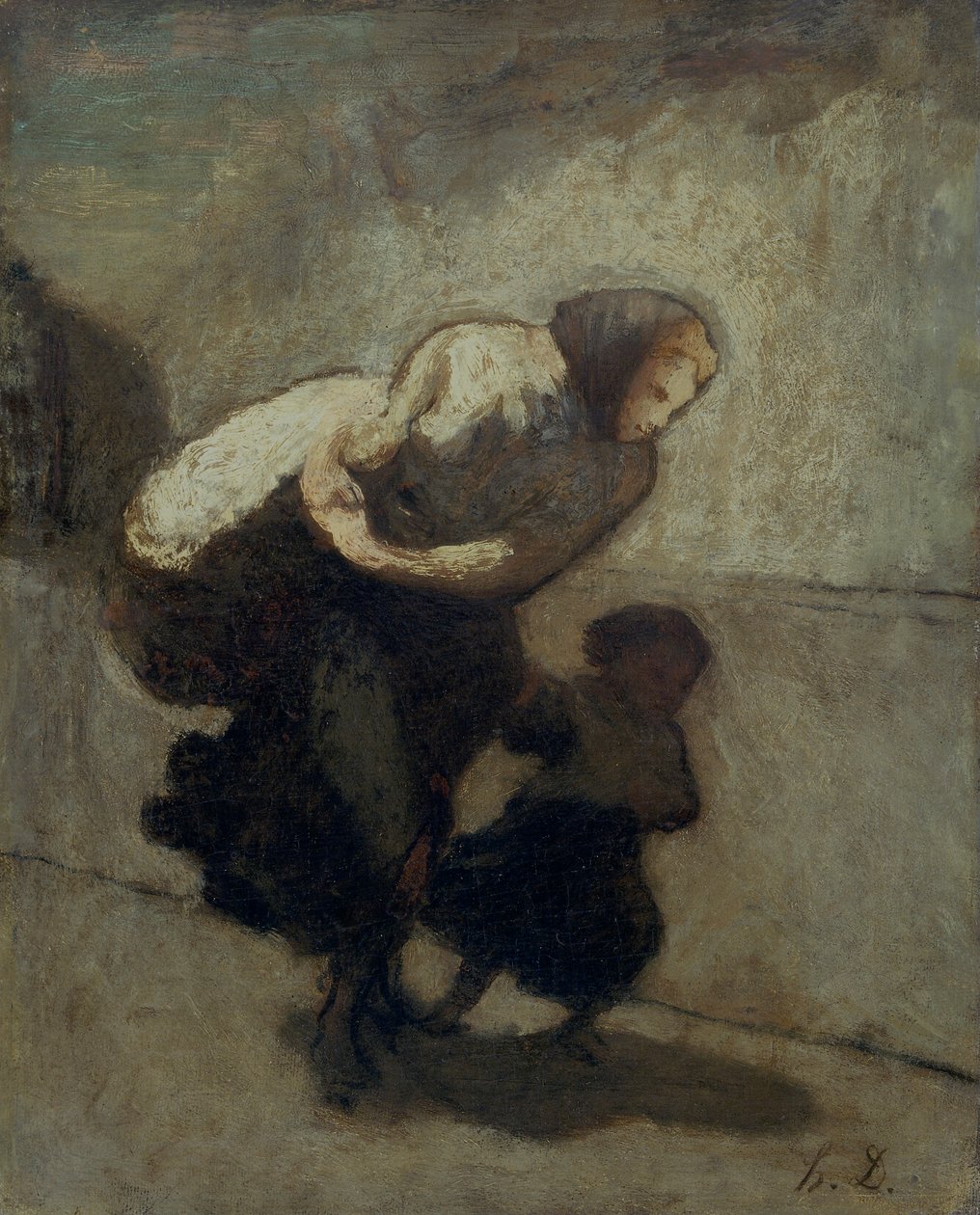 „Ciężkie obciążenie”, 1828-1879 autorstwa Honoré Daumier