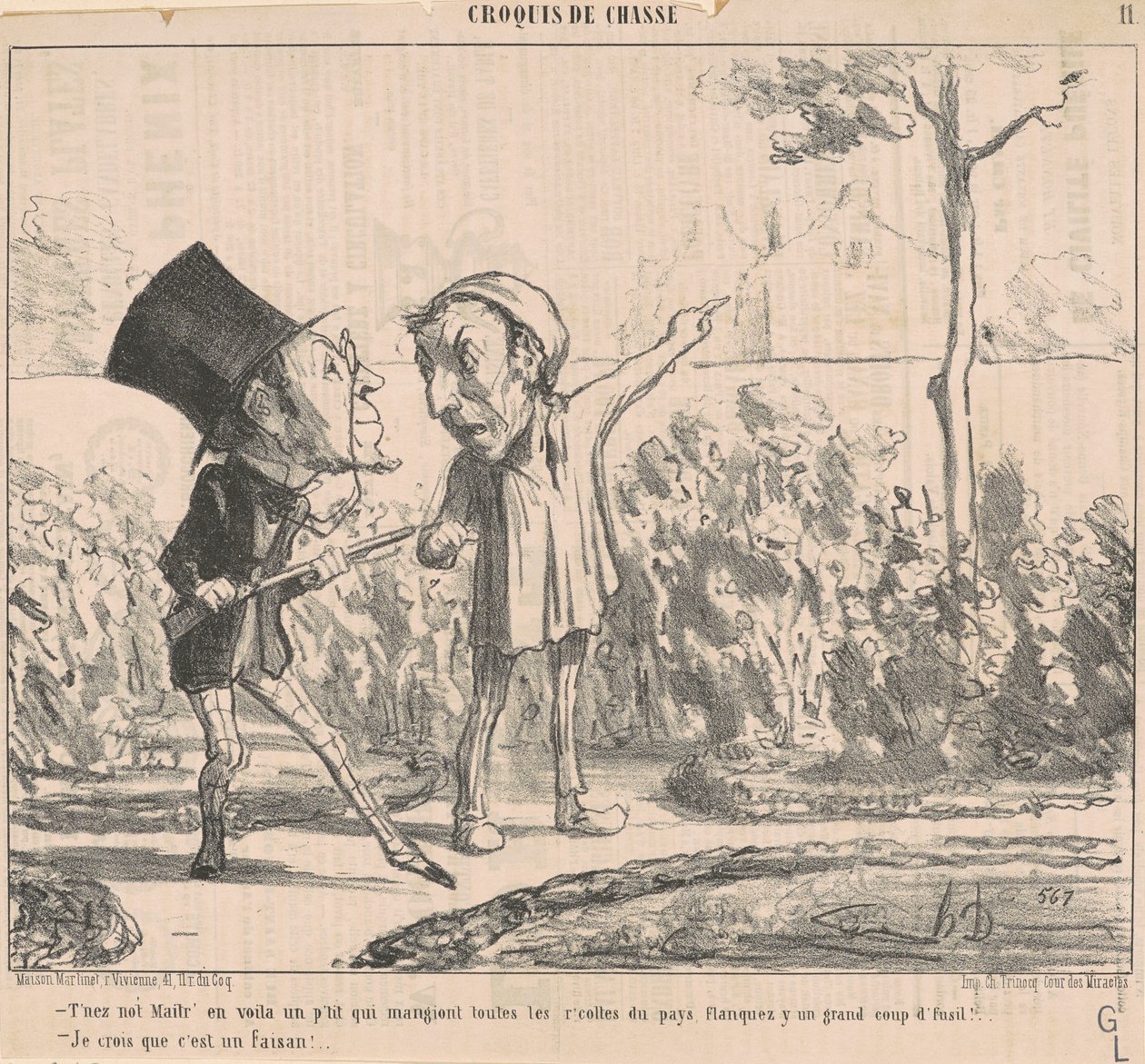 Nie przejmuj się, oto mały... autorstwa Honoré Daumier